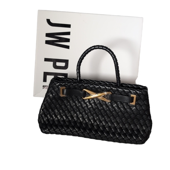 JW PEI Handbags - JW PEI Black Woven Elora Tote Bag Purse